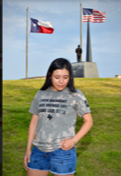 Bleached Dyed - Love America T- Shirt