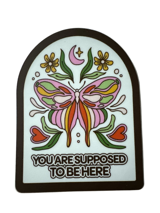 You are supposed to be here